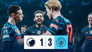 HIGHLIGHTS FC Copenhagen 13 City  De Bruyne Silva Foden Goals  Champions League 2324 [upl. by Aiotal]