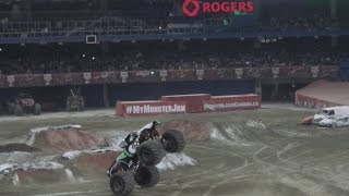 Monster Jam at Rogers Centre Toronto Sunday 2015 Freestyle [upl. by Savvas]