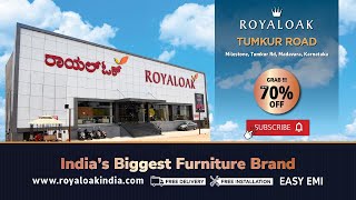 From Sofas to Statements A Tour of Royaloak Furniture Tumkur Road [upl. by Aspia]