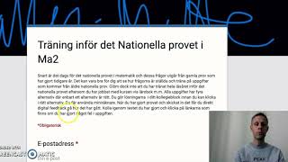 Effektiv förberedelser inför NP i Ma2 [upl. by Etnuad370]