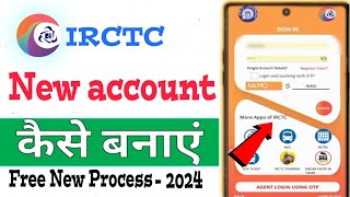 irctc account kaise banaye Hindi  How to create irctc account  irctc user id kaise banaye  IRCTC [upl. by Rolan]