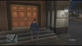 GTA 5 Online  Enterable Bank  Location GTA V Multiplayer  Where is the Bank in GTA Online [upl. by Nomolas]