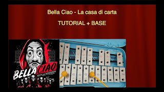 Bella ciao  Glockenspiel  tutorial  base [upl. by Tnairb329]