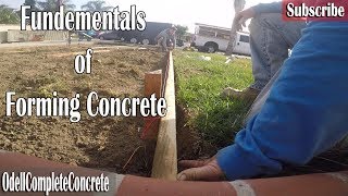 How to Form Concrete Basics Driveway Addition [upl. by Rycca]