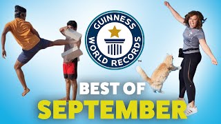 September 2023 Best World Records  Guinness World Records [upl. by Nirrac547]