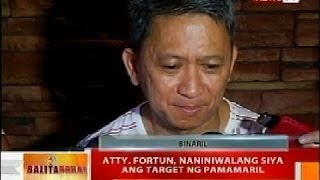 BT Asawa ni Atty Raymund Fortun binaril sa harap ng bahay sa Las Piñas [upl. by Rosenzweig393]