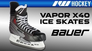 Bauer Vapor X40 Ice Hockey Skate Review [upl. by Theobald]