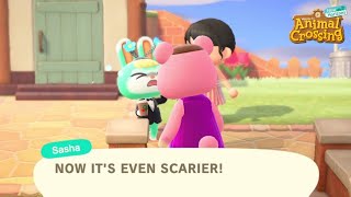 I Cant Believe Ursala Made Sasha Cry  ACNH Villager Conversations  Animal Crossing New Horizons [upl. by Griselda]