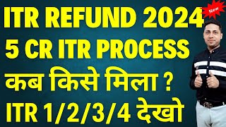 Refund Awaited delay in ITR 202425 ITR Refund 202425 Kab aayega  ITR Refund Status Check [upl. by Amoritta963]