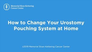 How to Change Your Urostomy Pouching System at Home [upl. by Cortney]