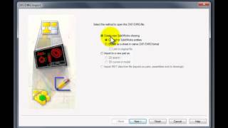 Part 1 Convert DWG to SolidWorks Drawing [upl. by Leumhs]