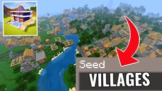 Village Seed For Craft World Block Game 3D 5 VILLAGES [upl. by Anica743]