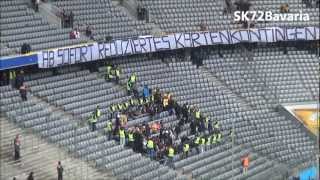 1860 München  Dynamo Dresden Aktion der Dynamo Fans HD 1080p [upl. by Nairb]