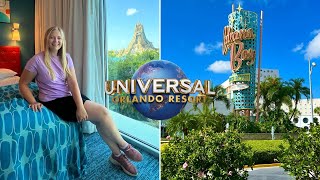 We Stay At Cabana Bay Beach Resort  FULL Tour amp Volcano View Room  Universal Orlando [upl. by Guntar817]