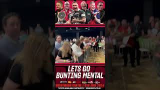 Bullet Stephen Bunting Darts Walk On  Lets go bunting Mental shorts [upl. by Anirtik]