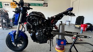 R7 Swapped Grom Fabricated Fuel Tank and External Tank Update [upl. by Emmey769]