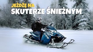 JEŻDŻĘ NA SKUTERZE ŚNIEŻNYM [upl. by Aryek]