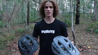 Pushys Online Review  Fox Speedframe Helmets [upl. by Atsok]