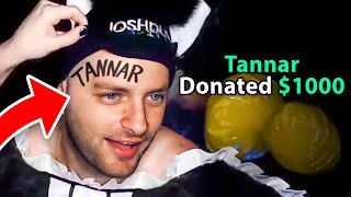 DONATING TO MY FAVOURITE STREAMERS lazarbeam fresh joshdub [upl. by Sairu]