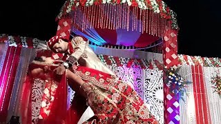 Best Bride Groom Couple Wedding Dance Ever  Rekha Rajasthani [upl. by Ora]