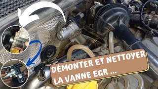 Démonter et nettoyer la vanne EGR et la conduite dair moteur 15 dCI K9K [upl. by Eimas547]