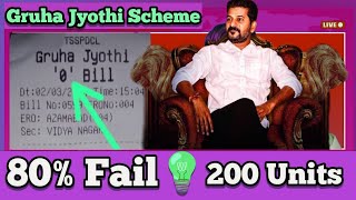 200 Units💡Gruha Jyothi Scheme 👎 Fail 80  CM Reventh Reddy Fake Promises  Public Opinion [upl. by Diahann]