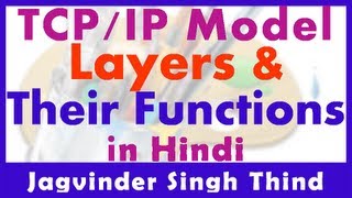 ✅ TCPIP layers and their Functions in Hindi [upl. by Winthorpe]