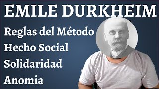 Durkheim Clase Magistral Toda su Teoría Sociológica [upl. by Weatherby433]