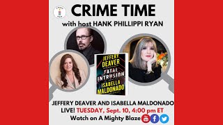 Hank Phillippi Ryan interviews Jeffery Deaver and Isabella Maldonado [upl. by Ettenej]