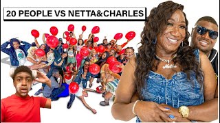 20 PEOPLE VS 1 COUPLE MSNETTA amp CHARLES YAPDAV reaction [upl. by Maharg577]