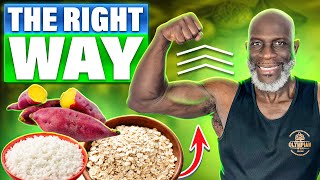 HOW TO USE CARBS TO BUILD MUSCLE the right way [upl. by Llenram]