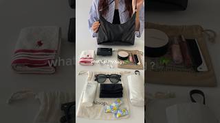 【カバンの中身】メンズライク女子の夏のバッグの中身を大公開👜discoat ディスコート whatsinmybag コスメ サングラス [upl. by Ahsinar635]