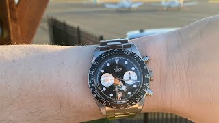 I Bought a Tudor Black Bay Chronograph Reverse Panda  UNBOXING amp STICKER REMOVAL [upl. by Kubiak]