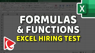 How to Pass Excel Assessment Test For Job Applications  Step by Step Tutorial with XLSX work files [upl. by Oswal]