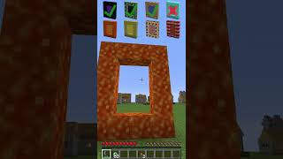 Fake Portals vs Reality in Minecraft shorts meme memes [upl. by Yrtua]