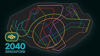 Singapore MRT Map Expansion [upl. by O'Donnell]