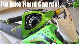 NEW HandGuards For The Pit Bike Acerbis Handguard [upl. by Bethel522]