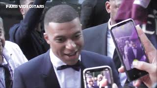 Kylian Mbappé son frère Ethan Mbappé son père Wilfrid Mbappé arrivent  Trophées UNFP 13 mai 2024 [upl. by Kecaj]