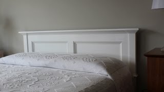 How to Wall Mount a Reclaimed Wood Headboard from Allbarnwoodcom [upl. by Paske]