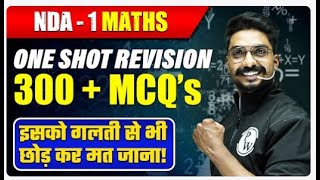 Maths Marathon For NDA 1 2023 Exam  One Shot Revision🔥🔥 Defence Wallah [upl. by Markson]