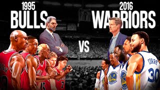 Witness History Bulls of 1995 vs Warriors of 2016  Clash of the Basketball Titans [upl. by Iraj971]