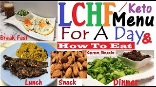 LCHF Complete Menu For A Day amp Useful Eating Tips ഒരു ദിവസത്തേക്കുള്ള ഭക്ഷണ ക്രമം [upl. by Dnyletak]