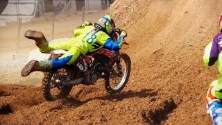 MX ELITE 🚵4 Races  Motocross Spain Championship  Bellpuig 2016 [upl. by Akcired]