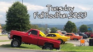 2023 PIGEON FORGE FALL RODRUN  TUESDAY  Car Show [upl. by Annibo]