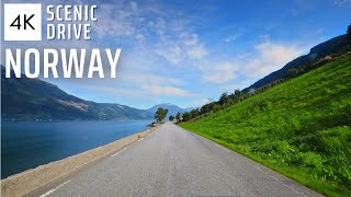 Majestic Hardanger Drive in Norway  Infinite Fjord Views and Waterfalls with Calming Music [upl. by Ailene]