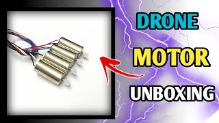 Unboxing drone motor  coreless motor  55000 motor [upl. by Sinned186]