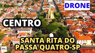 DRONE NO CENTRO DE SANTA RITA DO PASSA QUATROSP 4K [upl. by Osyth]