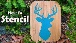 Stenciling 101 How To Paint With A Stencil [upl. by Eiroj]