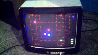 TV as RGB Arcade Monitor Test 1  PacMan [upl. by Waldos]