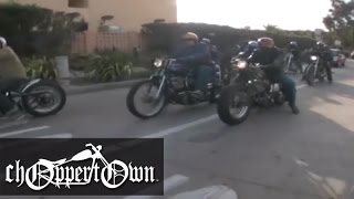 Choppers Tear Up the PCH  Chopperfest Ride Harbortown Bobber custom bike movie [upl. by Adnovaj]